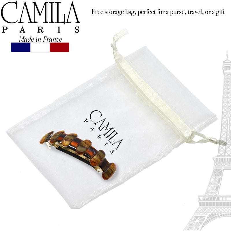 Camila Paris MP802 French Hair Barrette Clip for Girls for Thick Curly Wavy Long Hair, Strong Hold Grip Hair Clips for Women, Automatic, No Slip Durable Styling Girls Hair Accessories, Made in France - Image 5